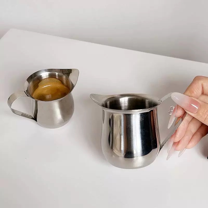 Espresso Shot Glass - Carafe à lait en acier inoxydable,