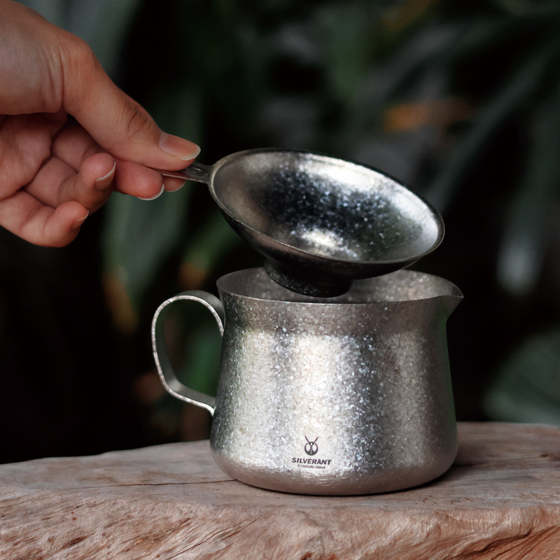 Coffee Equipment For Camping - Théière à café en titane, bouilloire,